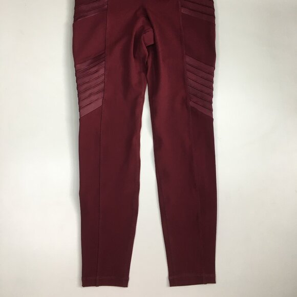 NWT OLD NAVY Bordeaux Go Dry Compression Breathable Street 4way Stretch Leggings - Picture 9 of 12